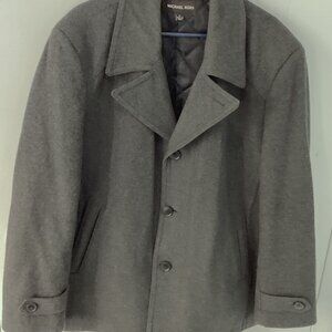 Michael Kors gray wool peacoat XL